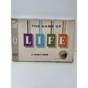 Milton Bradley  The Game of  Life  Family Game Vintage 1960s